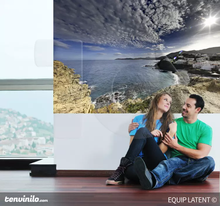 Autocolant de perete pe malul mării - TenStickers