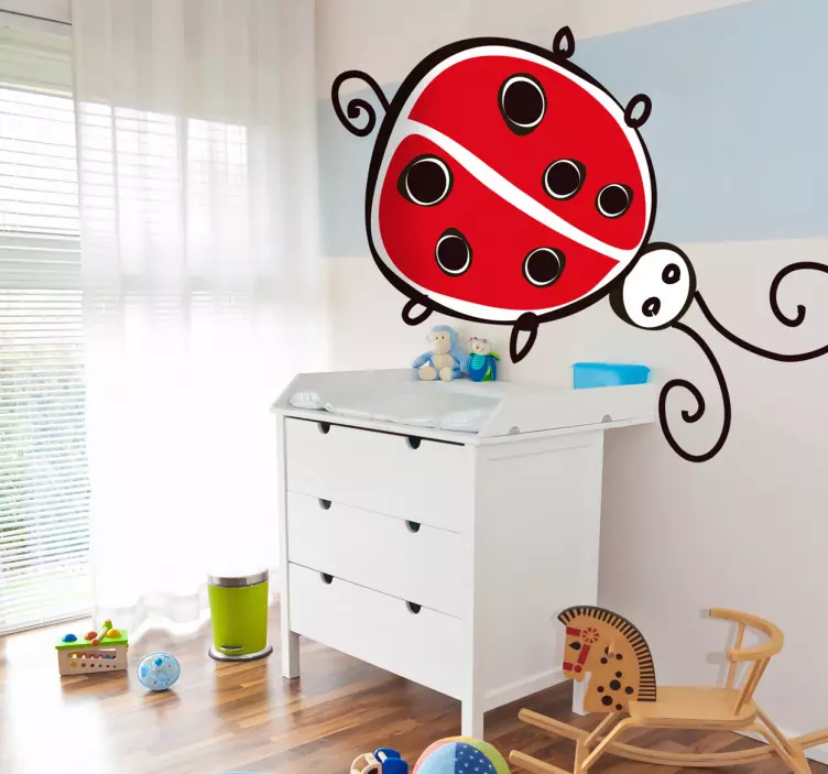 Autocolant de perete pentru ladybug - TenStickers