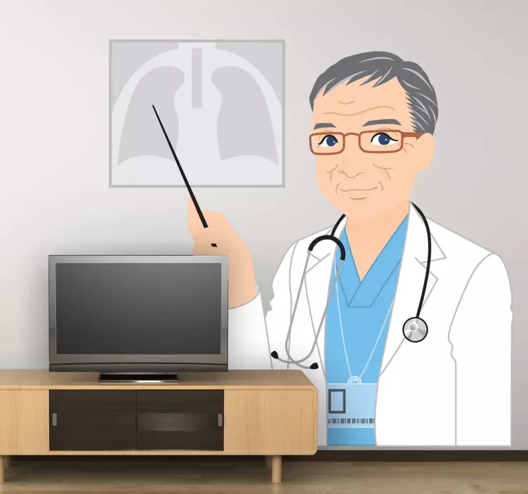 Autocolant de perete pentru radiografie - TenStickers