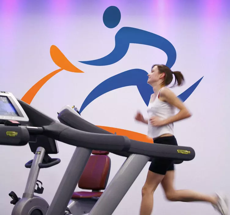 Autocolant de perete pictograma sport - TenStickers