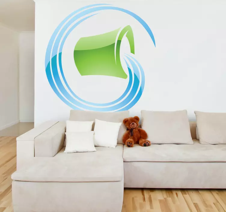 Autocolant de perete semn zodiacal acvariu - TenStickers