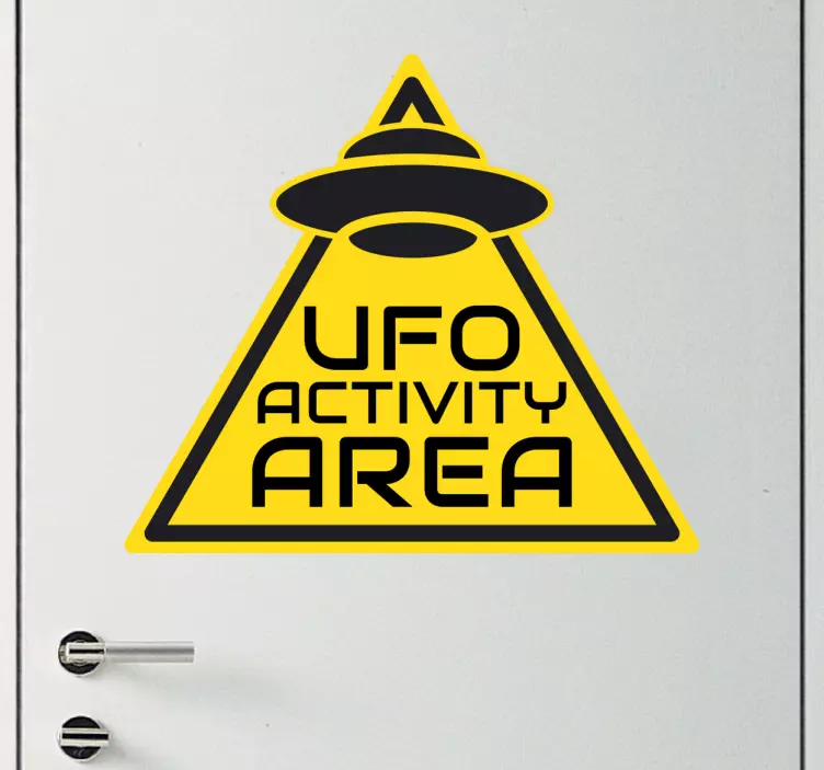 Autocolant de perete zona de activitate ufo - TenStickers