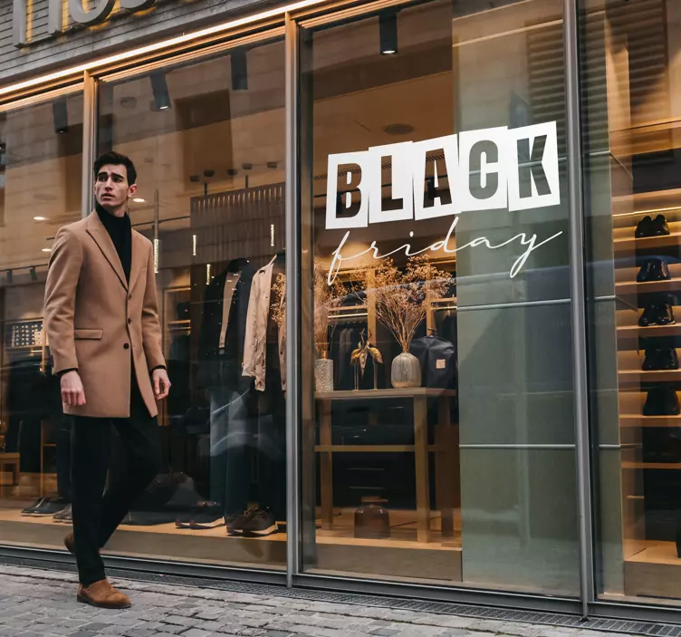 Autocolant de vânzări în magazin de vinerea neagră - TenStickers