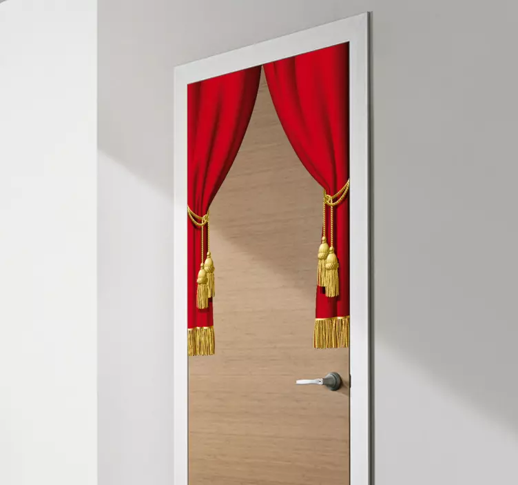 Autocolant de vinil cortina de teatru - TenStickers