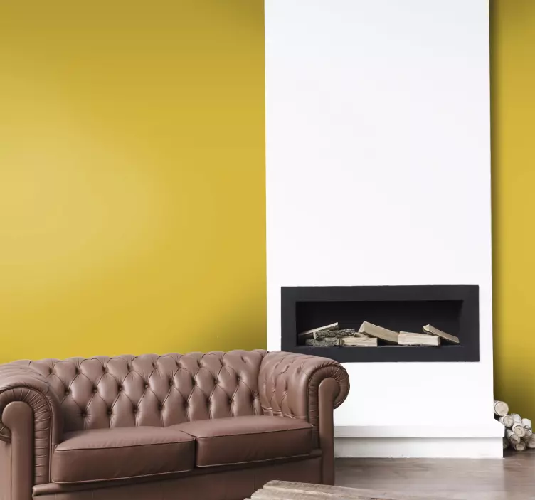 Vinil de perete cu foi simple - TenStickers