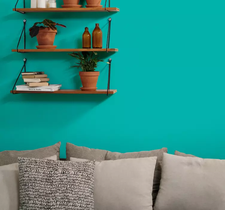 Autocolant de vinil simplu turcoaz - TenStickers