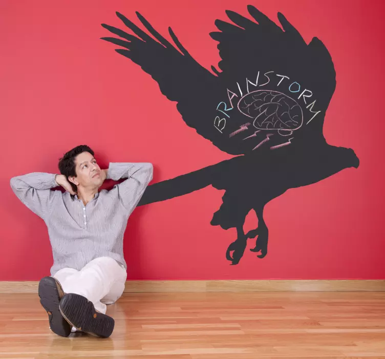 Autocolant de vultur silueta - TenStickers