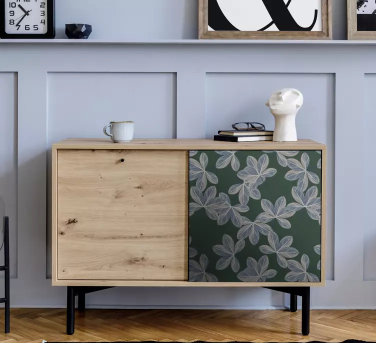 Autocolant decorativ element frunze botanice - TenStickers