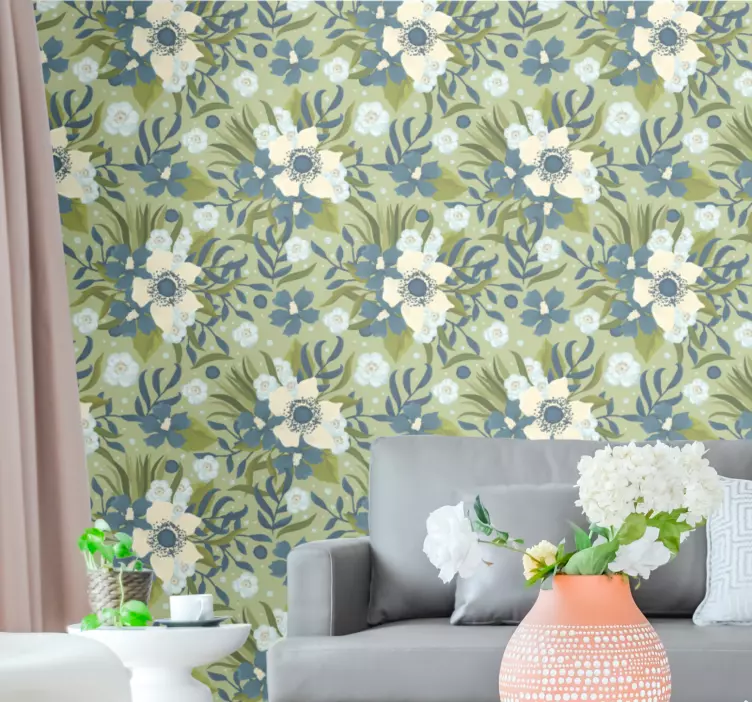 Autocolant decorativ model floral natural - TenStickers
