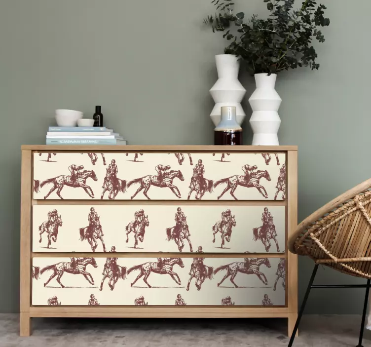 Etichete animale motiv ecvestru - TenStickers