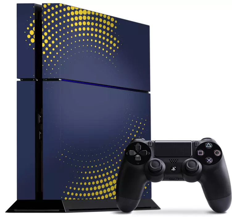 Autocolant elegant cu semitonuri ps4 - TenStickers