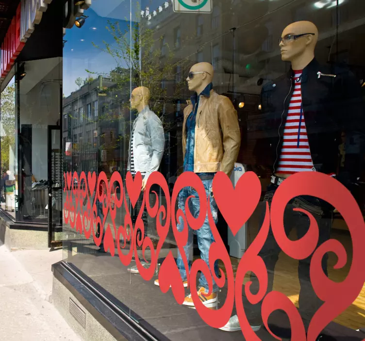 Autocolant fereastră cu model - TenStickers