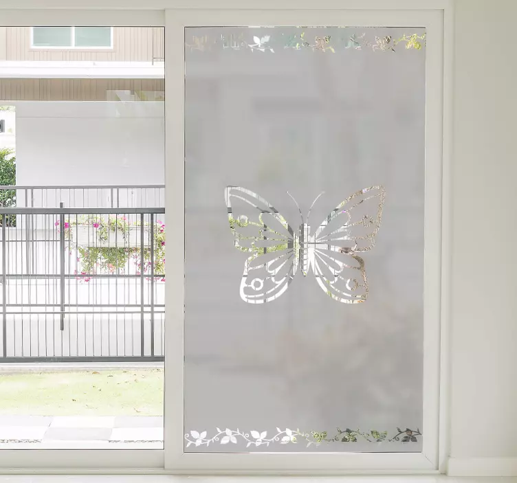 Autocolant fereastră fluture - TenStickers