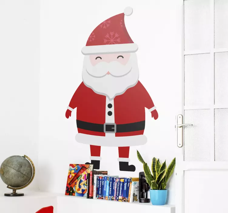 Autocolant Halloween personajul vesel al lui moș crăciun - TenStickers