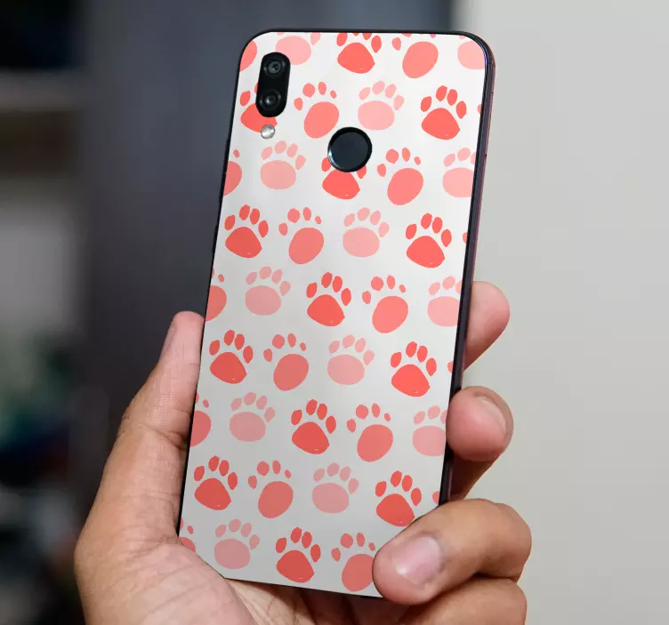 Autocolant Huawei amprente de labe de animale de companie - TenStickers