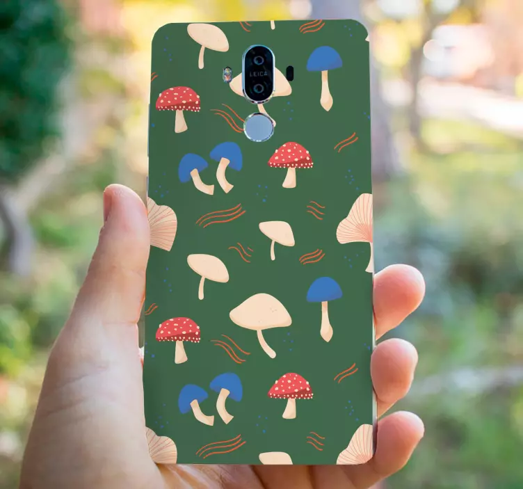 Autocolant Huawei motive de ciuperci - TenStickers
