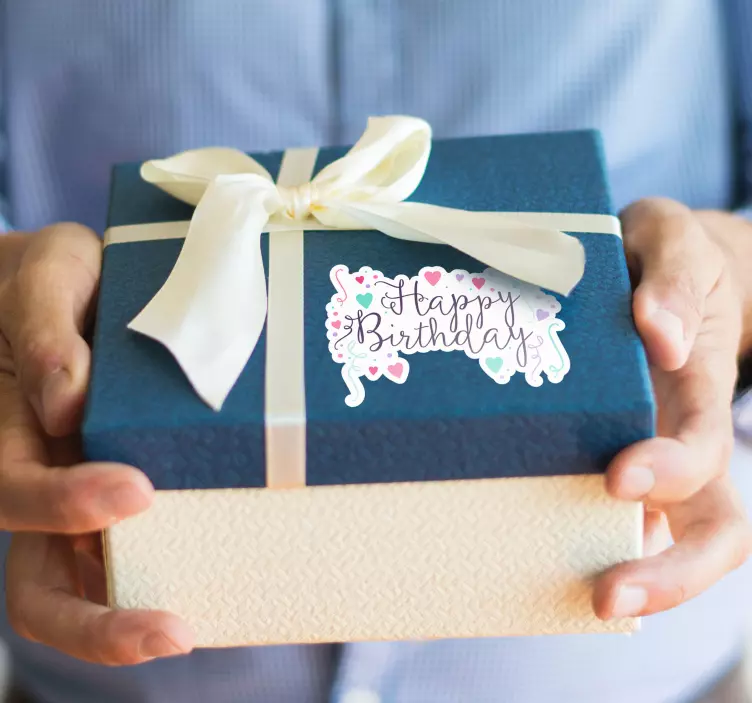 Autocolant la mulți ani - TenStickers