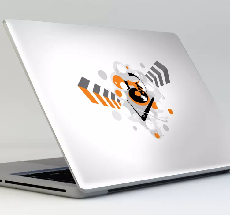 Autocolant laptop dj table - TenStickers