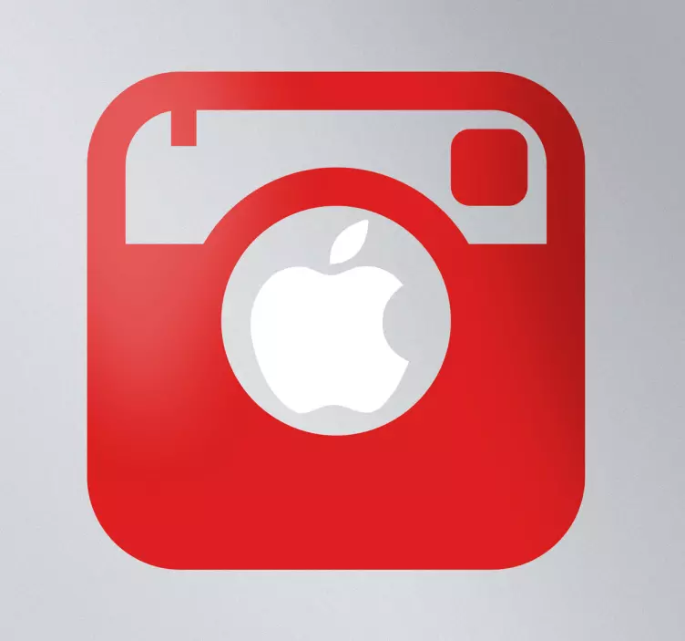 Autocolant laptop instagram camera - TenStickers