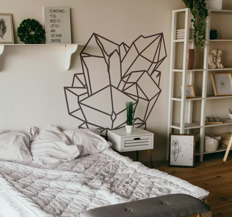 Poster cu linie monocolor de cuarț - TenStickers