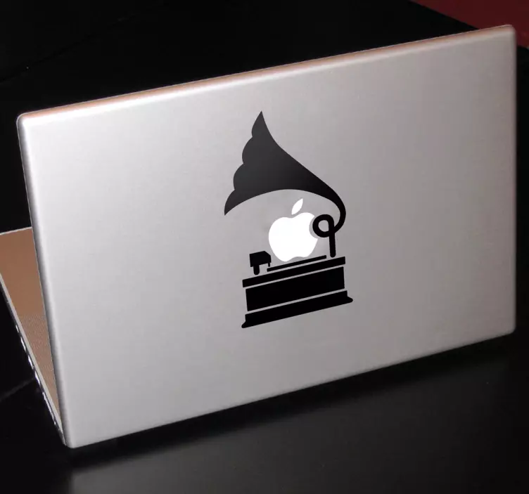 Autocolant macbook de gramofon - TenStickers