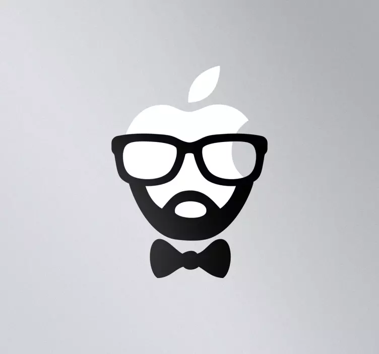 Autocolant macbook hipster - TenStickers