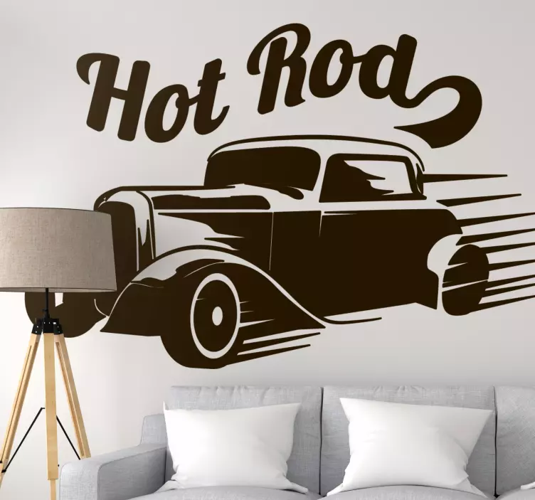 Etichete animale curse de hot rod-uri - TenStickers