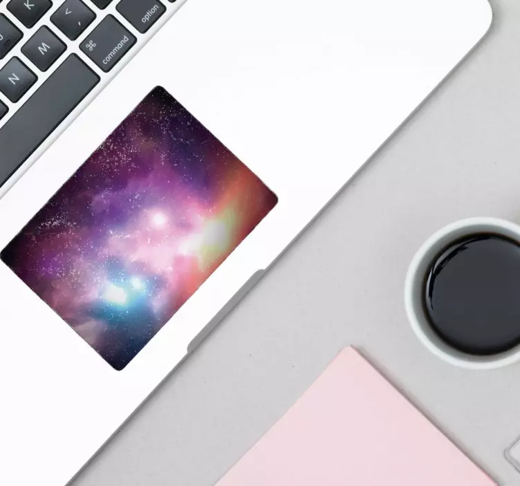 Nebula trackpad laptop sticker - TenStickers