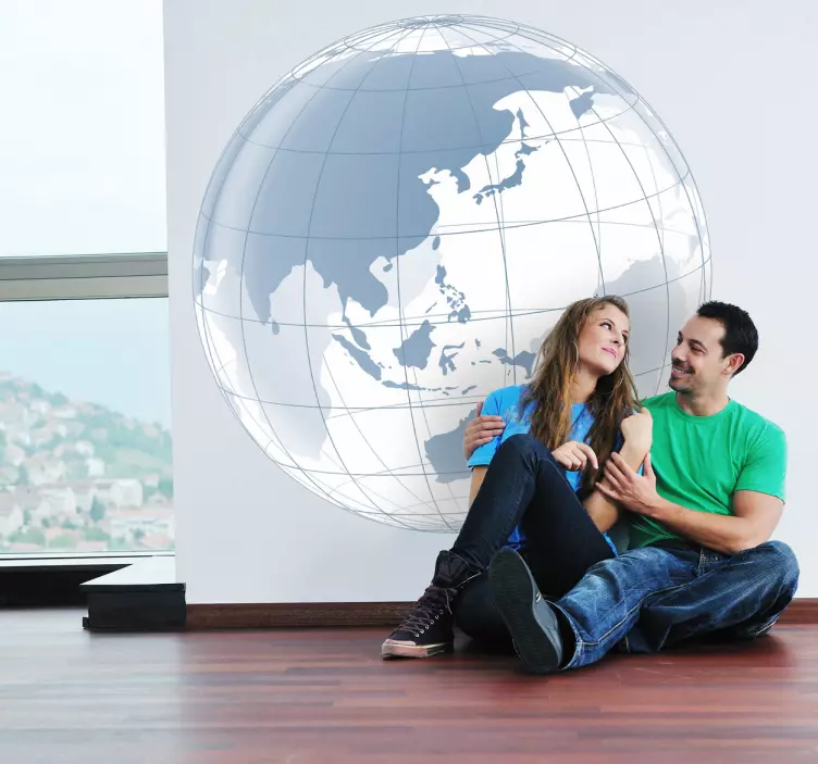 Autocolant pacific ocean transparent - TenStickers