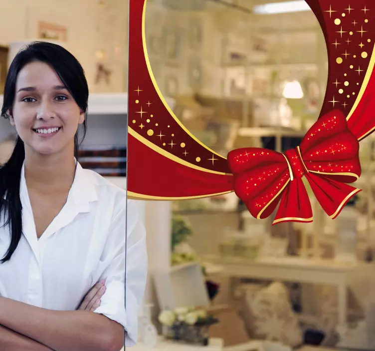 Autocolant panglică de crăciun - TenStickers