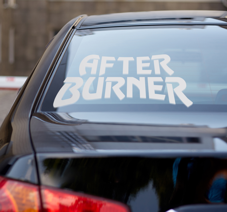 Autocolant pentru auto after burner - TenStickers