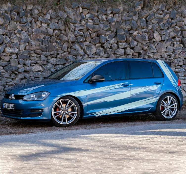 Autocolant pentru auto set de design perie - TenStickers