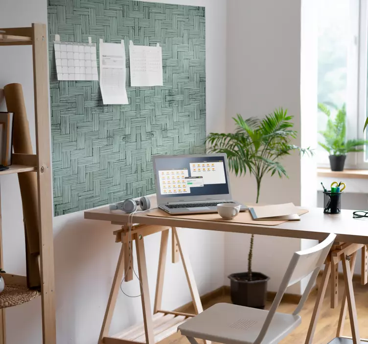 Autocolant pentru birou suprafață texturată țesută - TenStickers