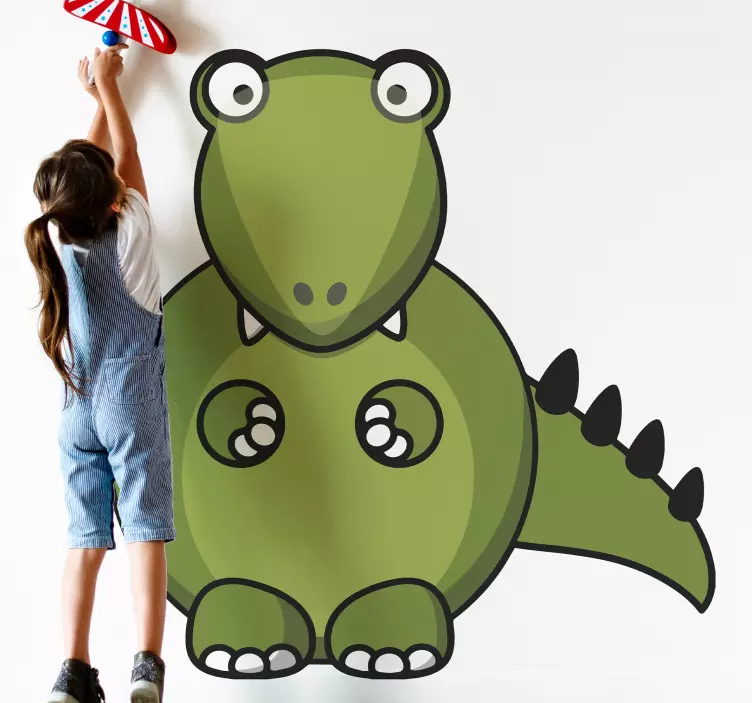 Autocolant pentru copii cu dinozaur vesel - TenStickers