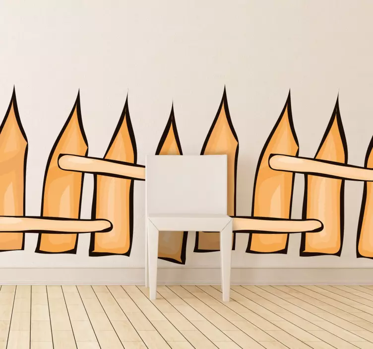 Autocolant pentru copii de gard mic - TenStickers