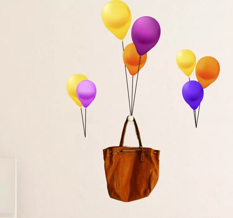 Autocolant pentru eveniment afișaj de baloane colorate - TenStickers