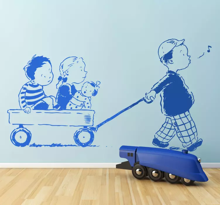 Autocolant pentru frate mic și soră - TenStickers