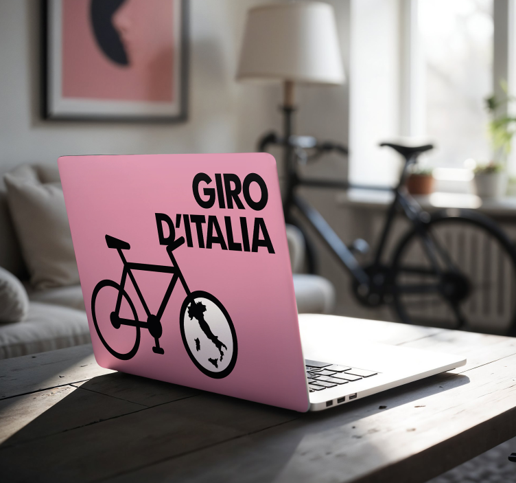 Autocolant pentru laptop icoana giro d'italia - TenStickers
