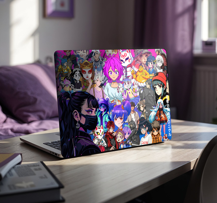 Autocolant pentru laptop personaje anime - TenStickers
