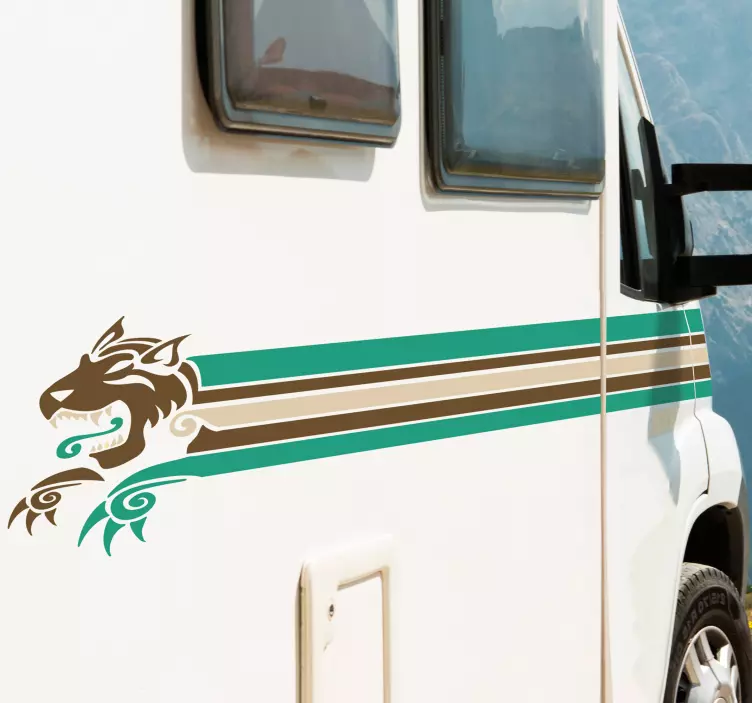 Autocolant pentru linii de rulote - TenStickers