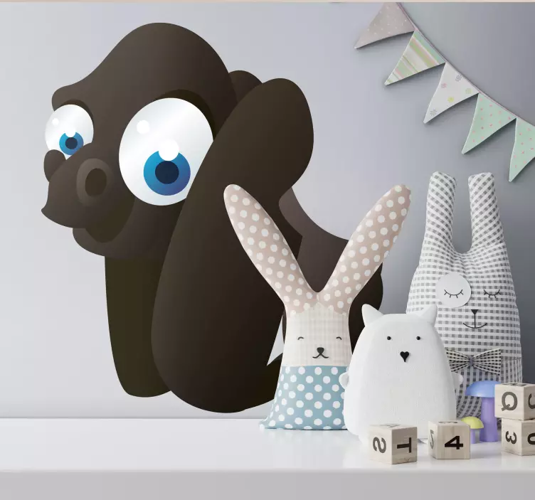 Autocolant pentru perete gorila - TenStickers