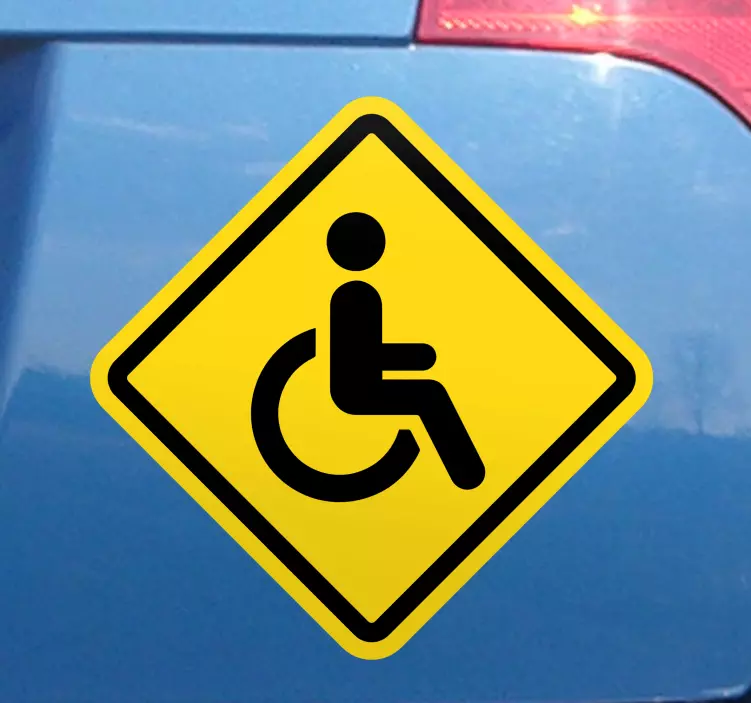 Autocolant pentru persoane cu handicap - TenStickers