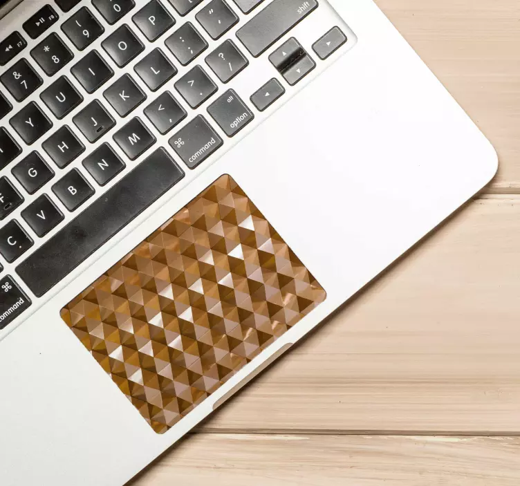 Autocolant pentru touchpad concept triunghi geometric - TenStickers
