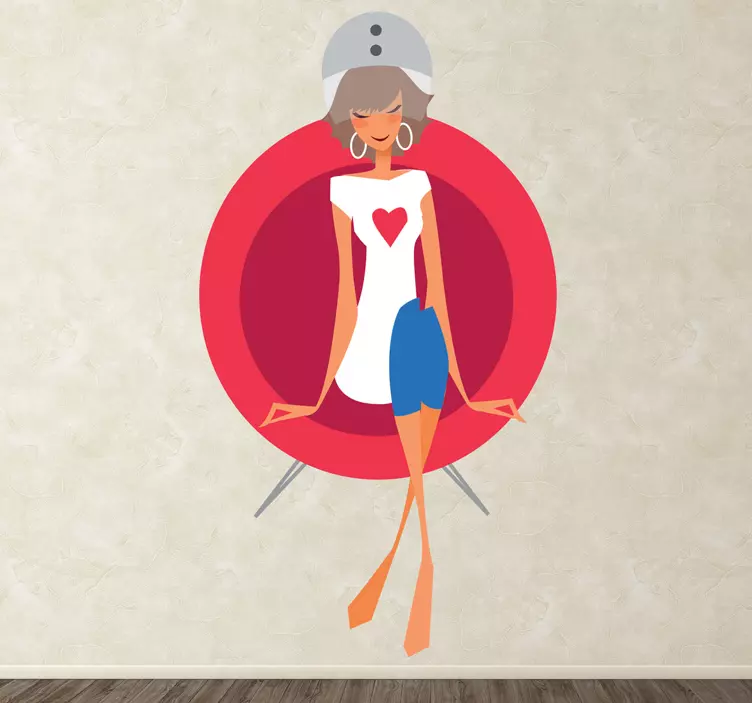 Autocolant pentru uscător de salon - TenStickers