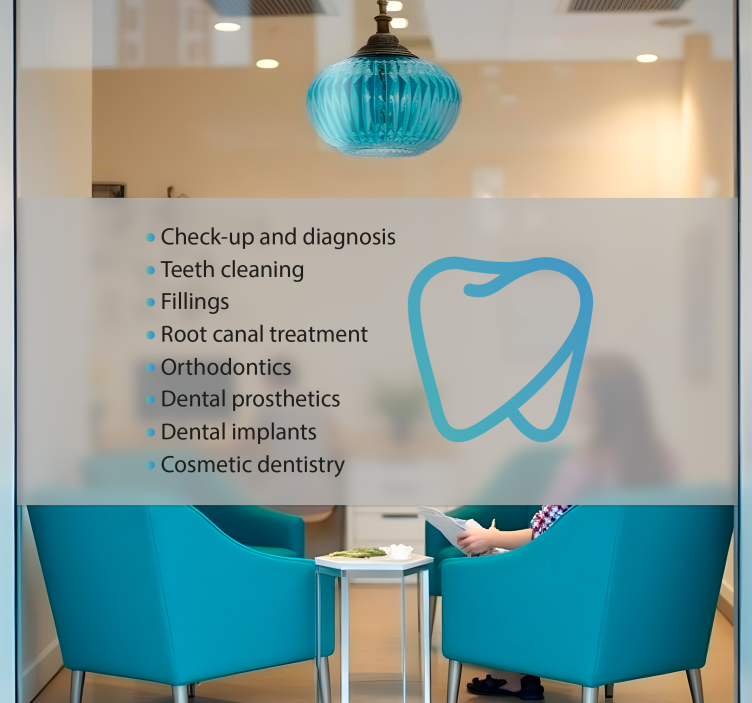 Autocolant pentru vitrine translucid cu servicii personalizate - TenStickers