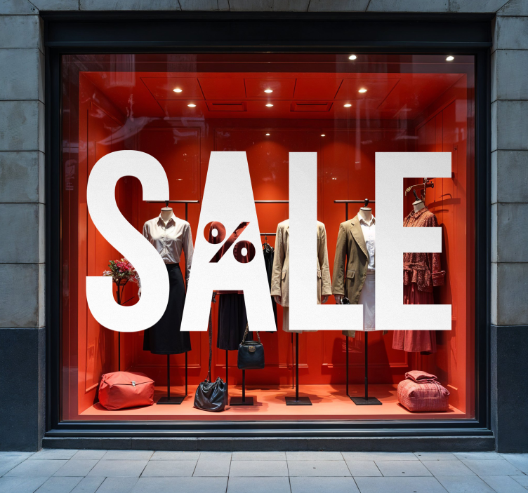 Autocolante vânzare litere mari - TenStickers