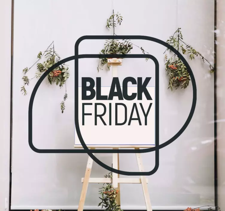 Autocolant pentru vitrine textul anunțului de vânzare - TenStickers