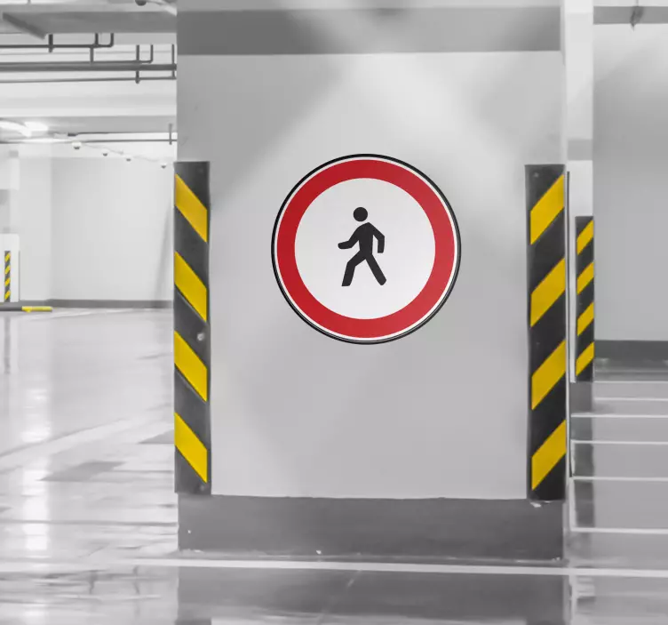 Autocolant pietonal - TenStickers