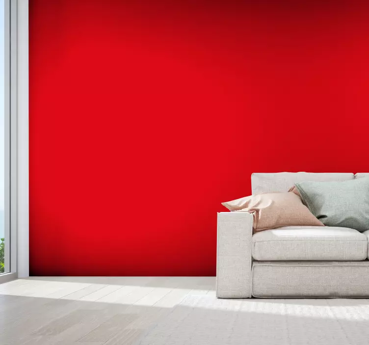 Foaie de vinil de culoare simplă roșie - TenStickers