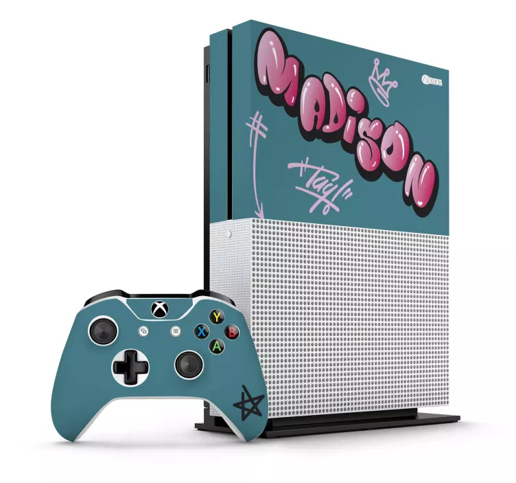 Roz cool lettering graffiti xbox skin - TenStickers